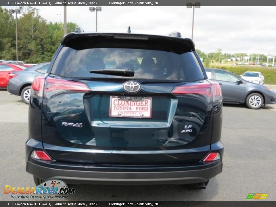 2017 Toyota RAV4 LE AWD Galactic Aqua Mica / Black Photo #25