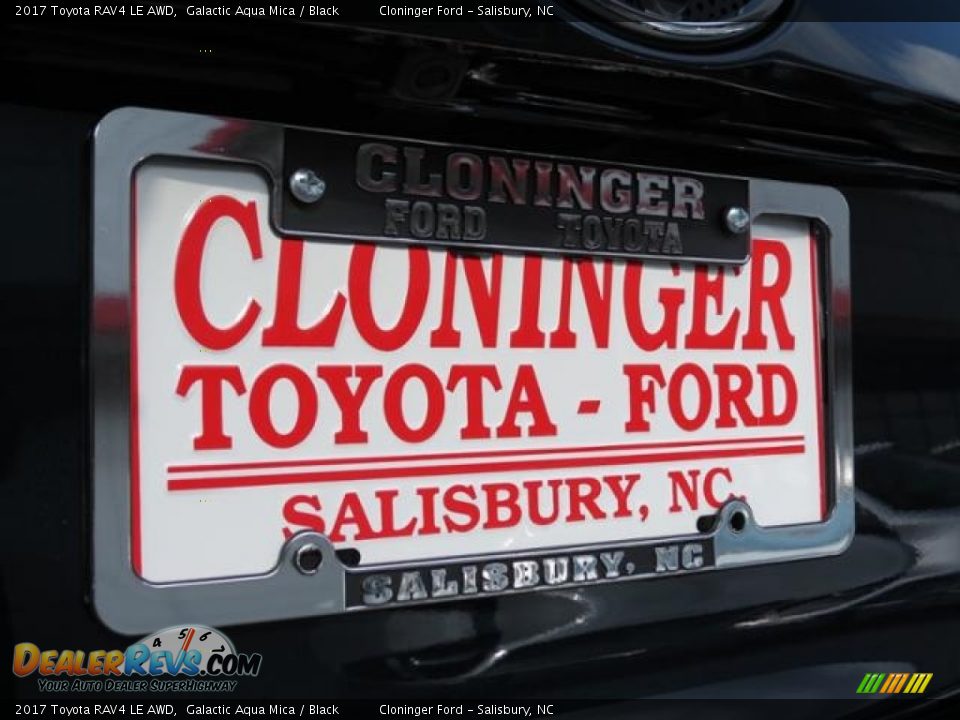 2017 Toyota RAV4 LE AWD Galactic Aqua Mica / Black Photo #27