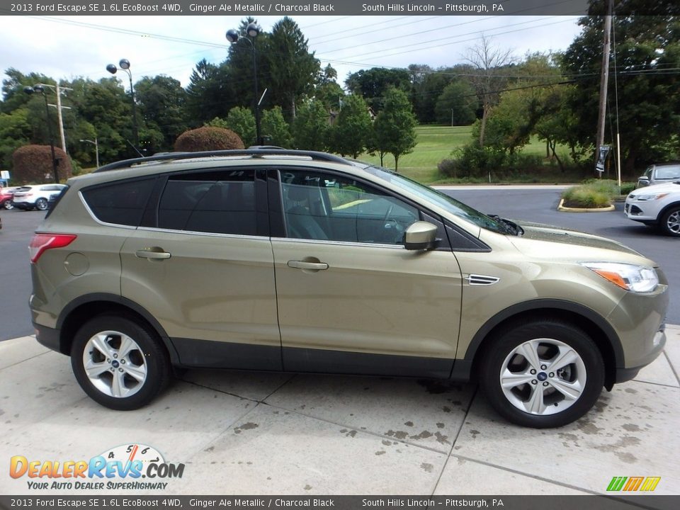 2013 Ford Escape SE 1.6L EcoBoost 4WD Ginger Ale Metallic / Charcoal Black Photo #6