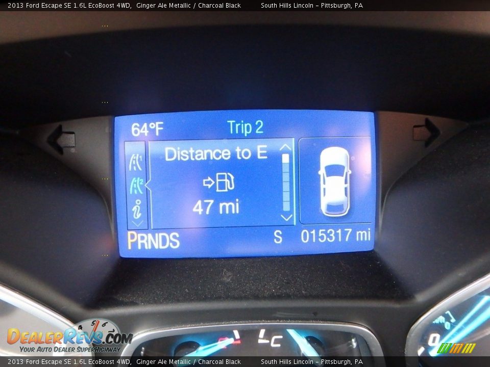 2013 Ford Escape SE 1.6L EcoBoost 4WD Ginger Ale Metallic / Charcoal Black Photo #25