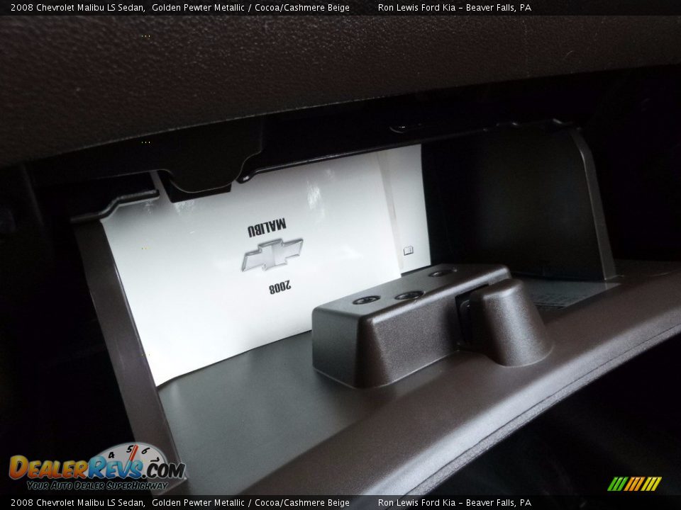 2008 Chevrolet Malibu LS Sedan Golden Pewter Metallic / Cocoa/Cashmere Beige Photo #19