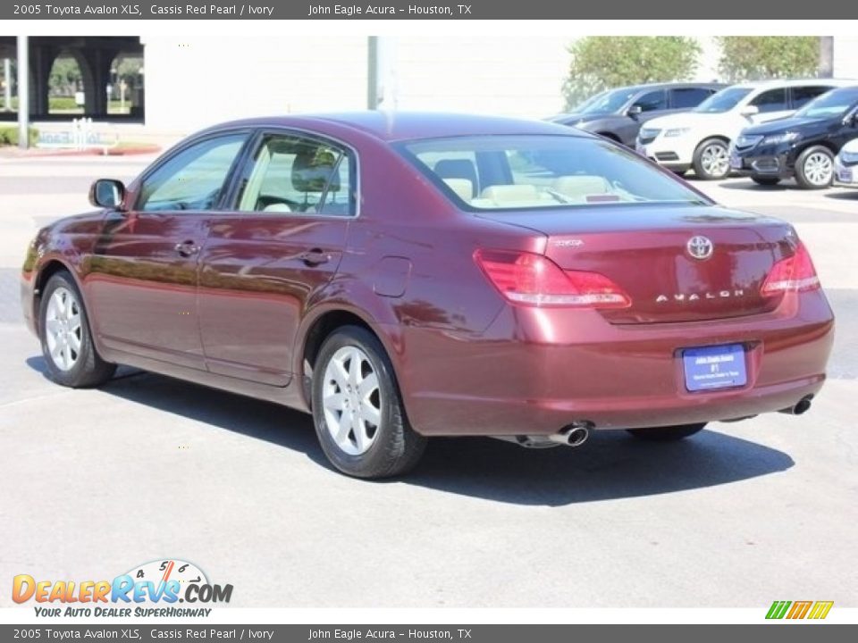 2005 Toyota Avalon XLS Cassis Red Pearl / Ivory Photo #5