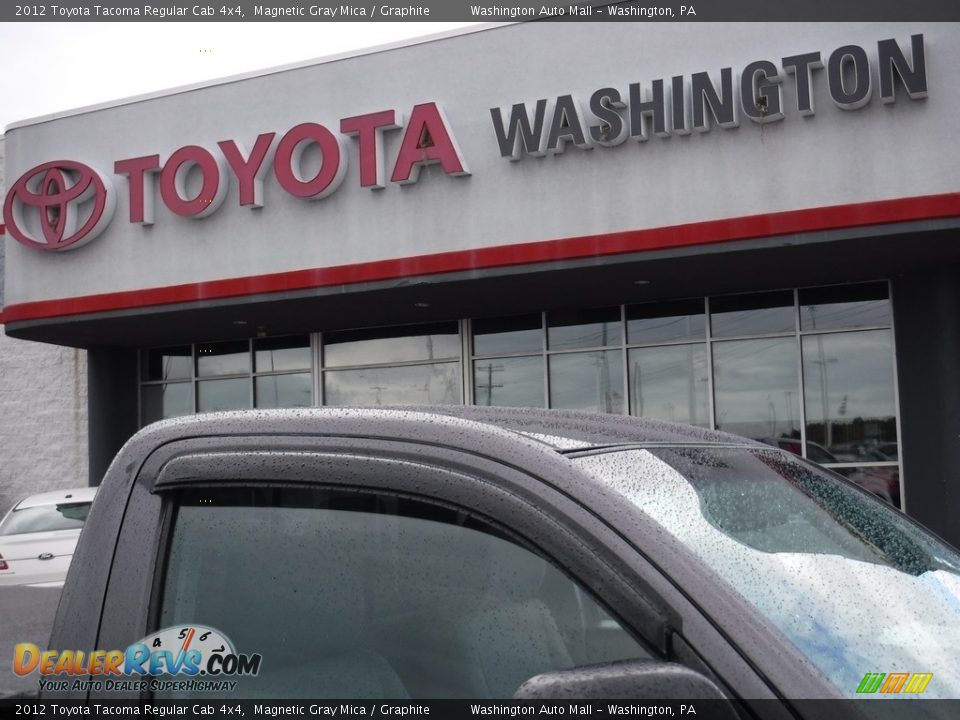 2012 Toyota Tacoma Regular Cab 4x4 Magnetic Gray Mica / Graphite Photo #4