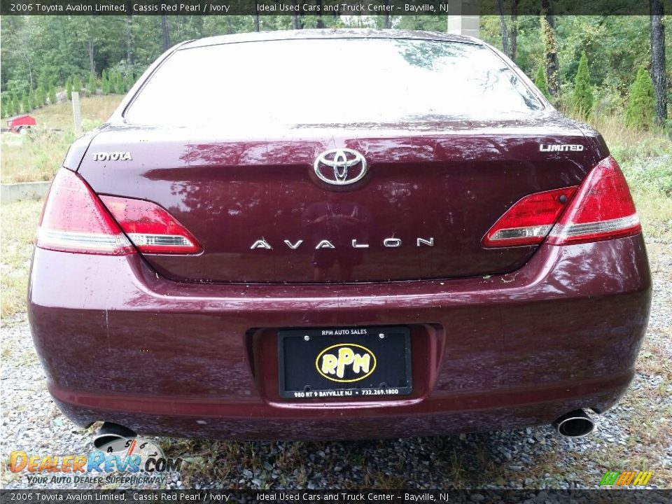 2006 Toyota Avalon Limited Cassis Red Pearl / Ivory Photo #8