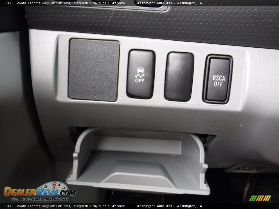 2012 Toyota Tacoma Regular Cab 4x4 Magnetic Gray Mica / Graphite Photo #21