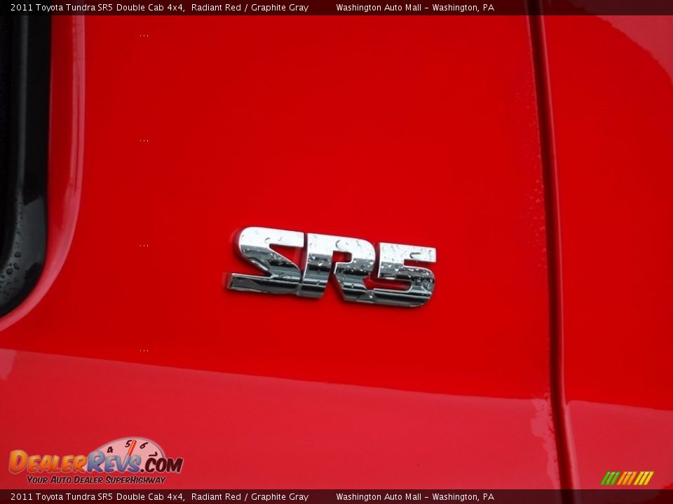 2011 Toyota Tundra SR5 Double Cab 4x4 Radiant Red / Graphite Gray Photo #8