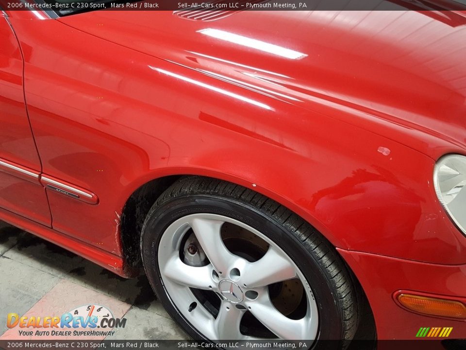 2006 Mercedes-Benz C 230 Sport Mars Red / Black Photo #35