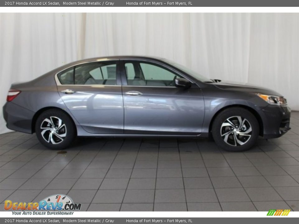 2017 Honda Accord LX Sedan Modern Steel Metallic / Gray Photo #3