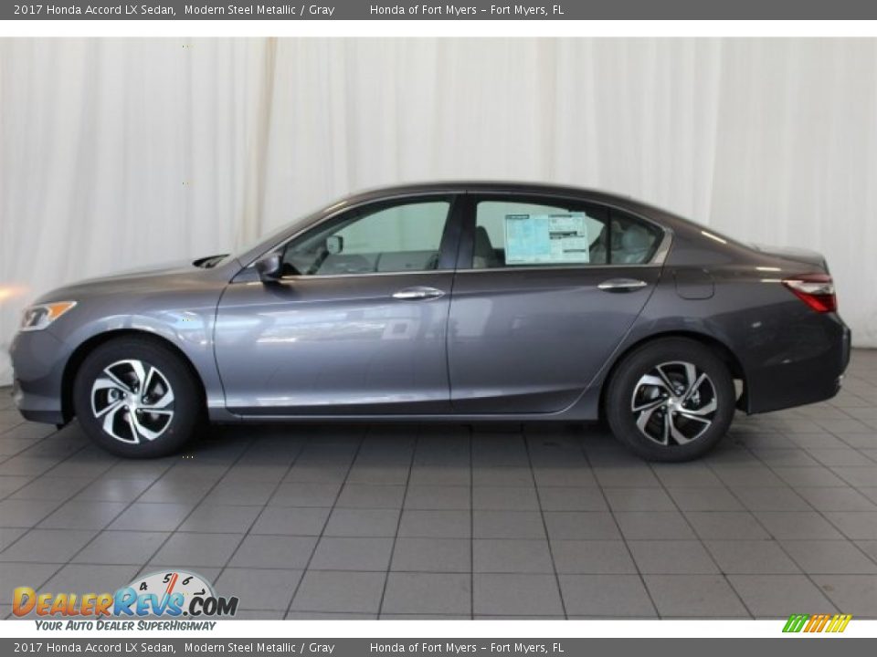2017 Honda Accord LX Sedan Modern Steel Metallic / Gray Photo #5