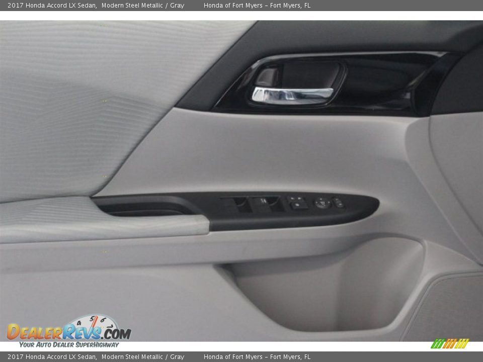 2017 Honda Accord LX Sedan Modern Steel Metallic / Gray Photo #7