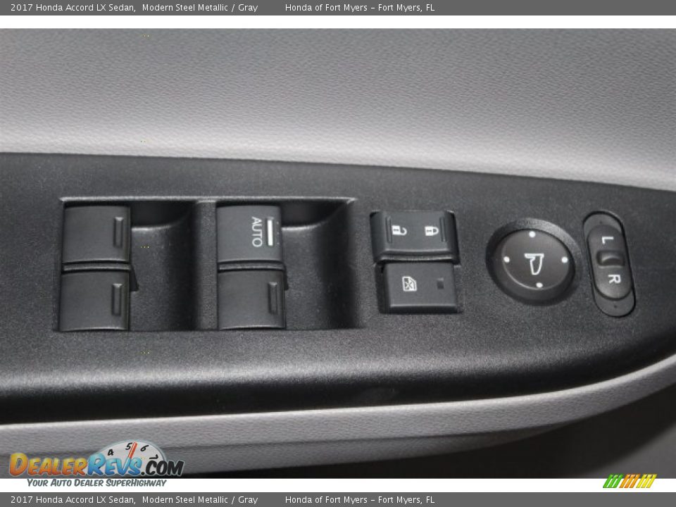 2017 Honda Accord LX Sedan Modern Steel Metallic / Gray Photo #8
