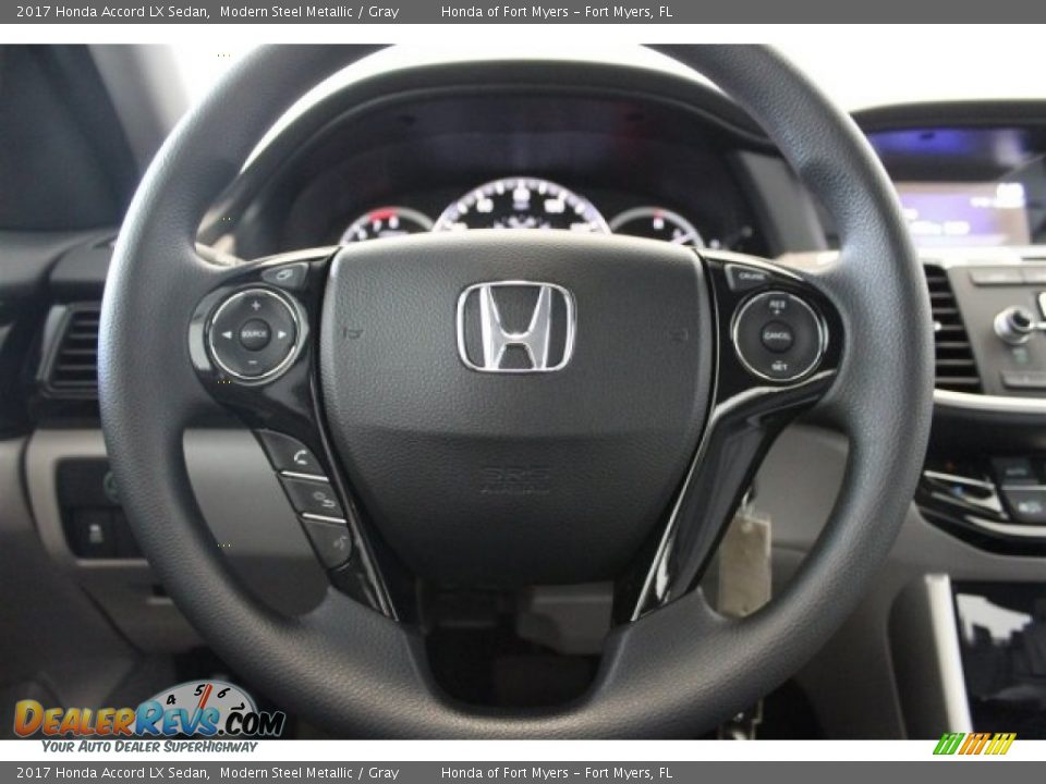 2017 Honda Accord LX Sedan Modern Steel Metallic / Gray Photo #11