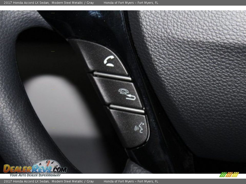 2017 Honda Accord LX Sedan Modern Steel Metallic / Gray Photo #14