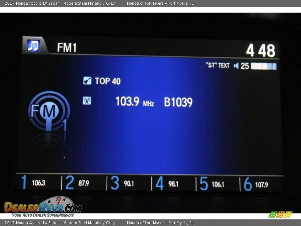 2017 Honda Accord LX Sedan Modern Steel Metallic / Gray Photo #16