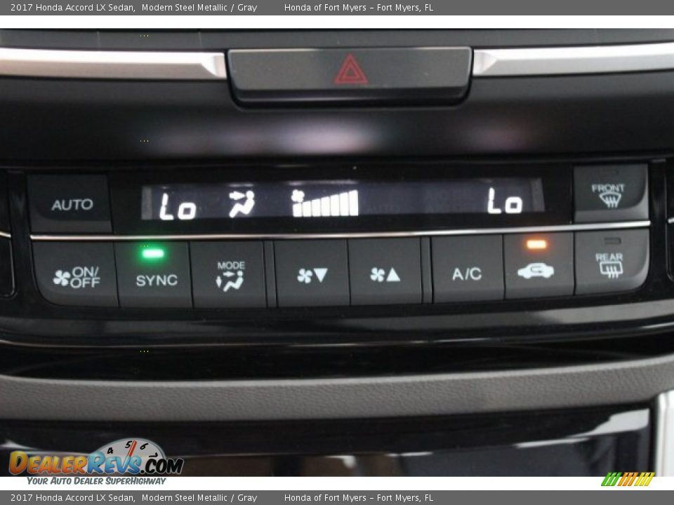 2017 Honda Accord LX Sedan Modern Steel Metallic / Gray Photo #19