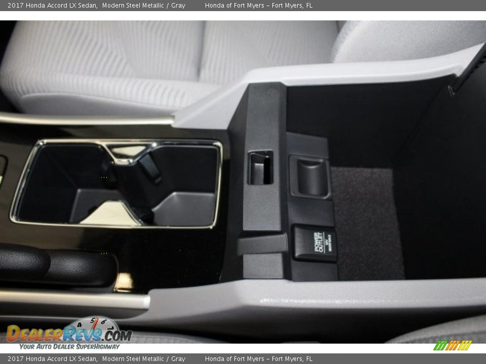 2017 Honda Accord LX Sedan Modern Steel Metallic / Gray Photo #21