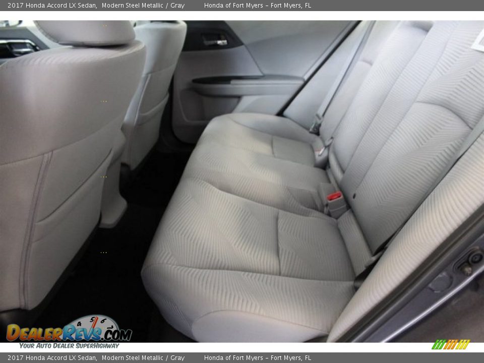 2017 Honda Accord LX Sedan Modern Steel Metallic / Gray Photo #24