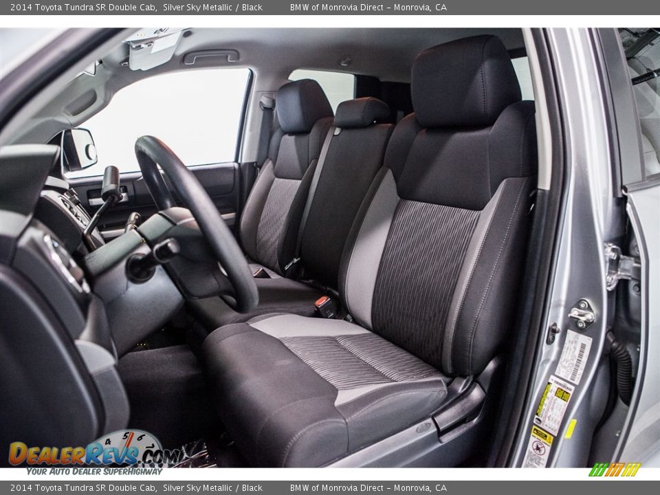 2014 Toyota Tundra SR Double Cab Silver Sky Metallic / Black Photo #6