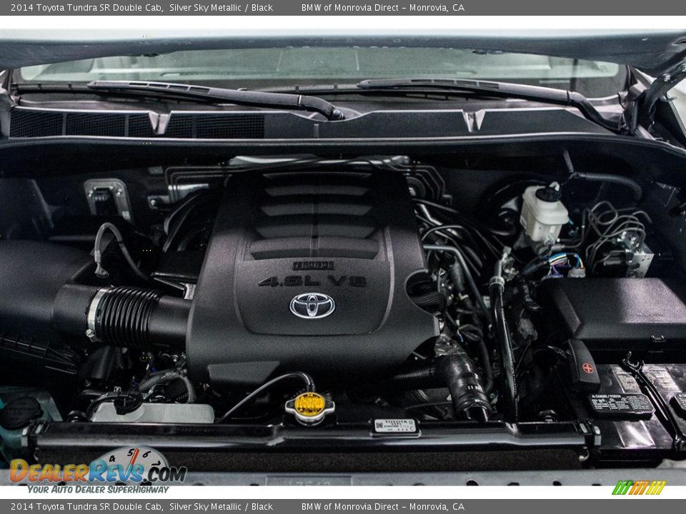 2014 Toyota Tundra SR Double Cab Silver Sky Metallic / Black Photo #9