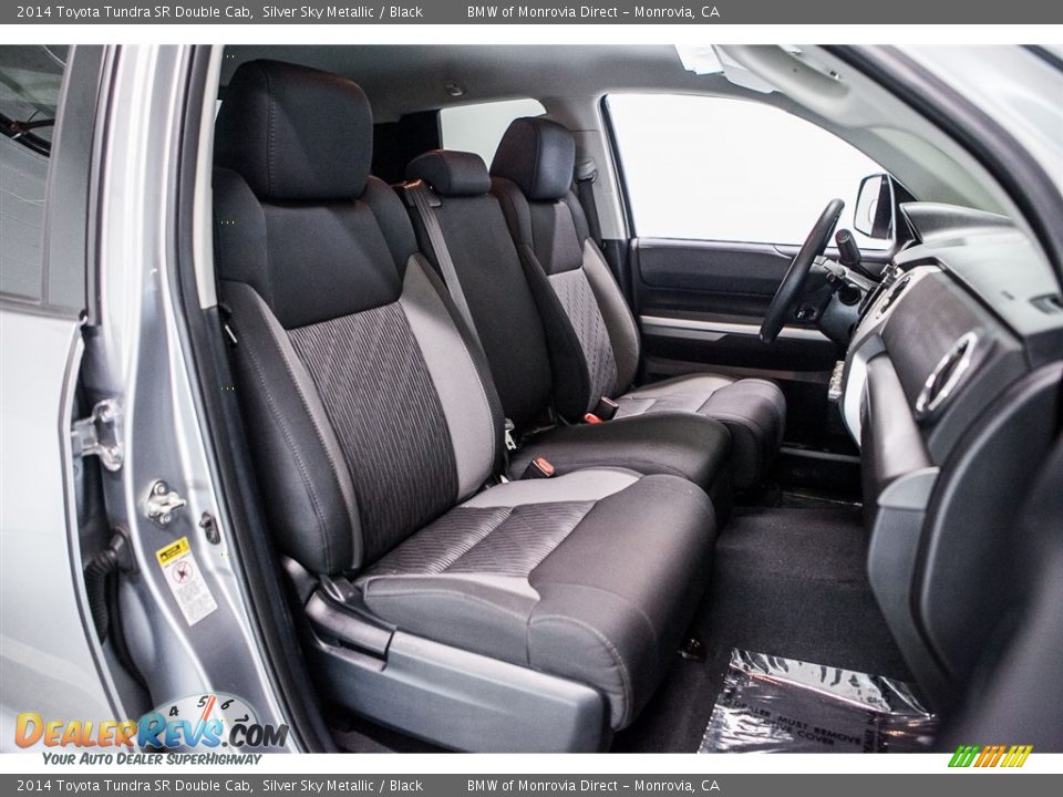 2014 Toyota Tundra SR Double Cab Silver Sky Metallic / Black Photo #13