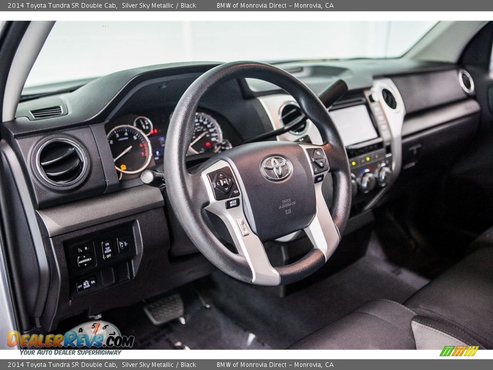 2014 Toyota Tundra SR Double Cab Silver Sky Metallic / Black Photo #18
