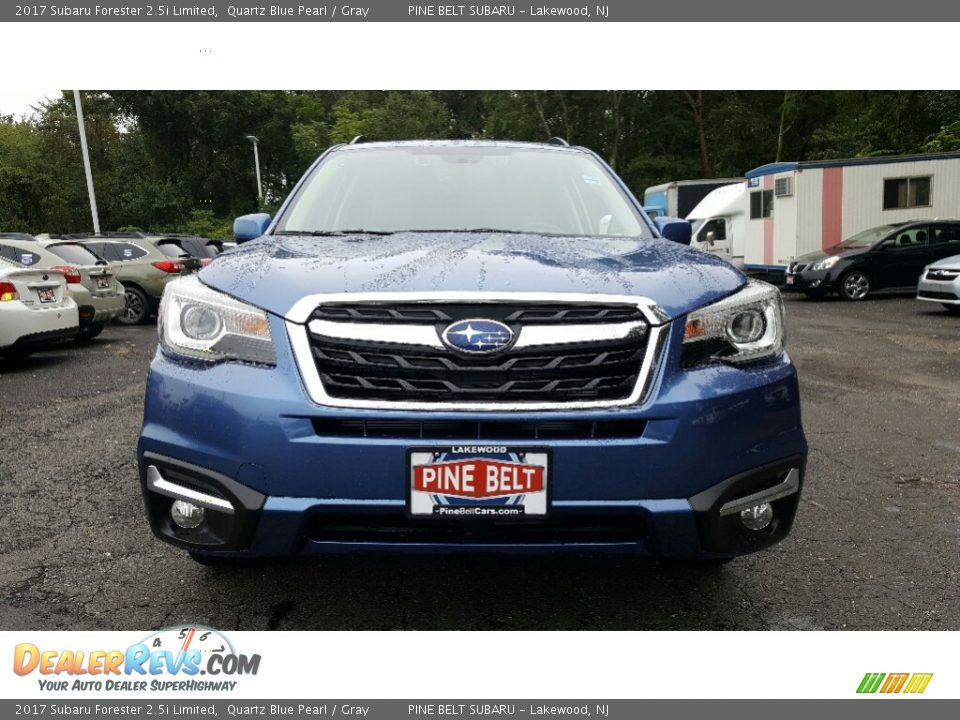 2017 Subaru Forester 2.5i Limited Quartz Blue Pearl / Gray Photo #2