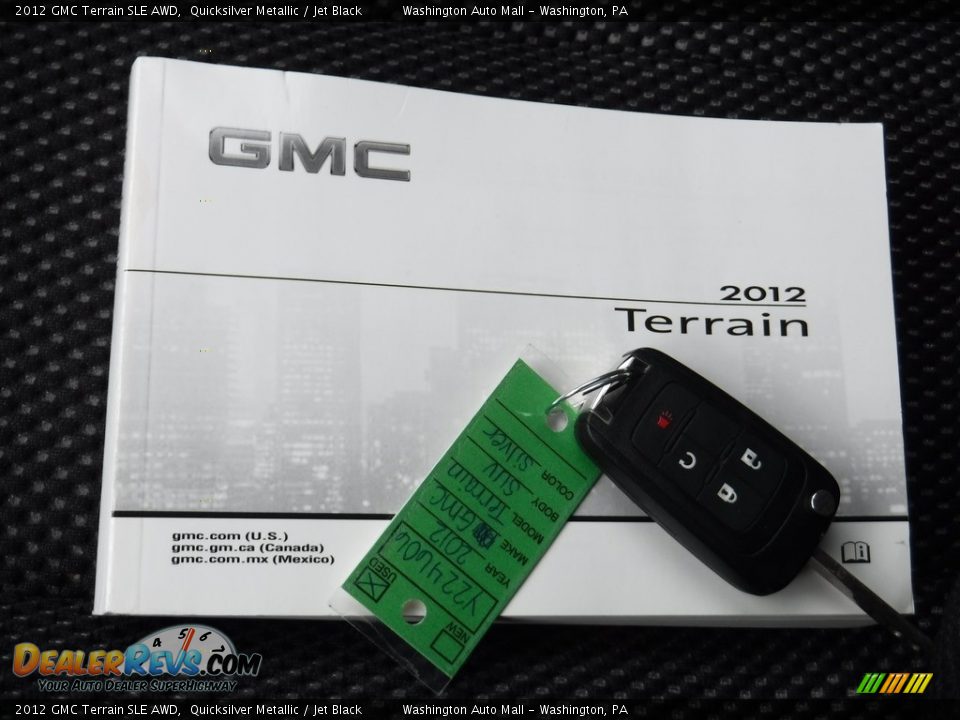 2012 GMC Terrain SLE AWD Quicksilver Metallic / Jet Black Photo #23
