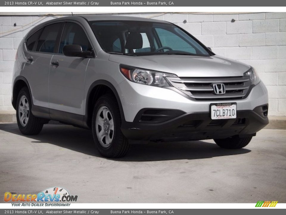 2013 Honda CR-V LX Alabaster Silver Metallic / Gray Photo #1