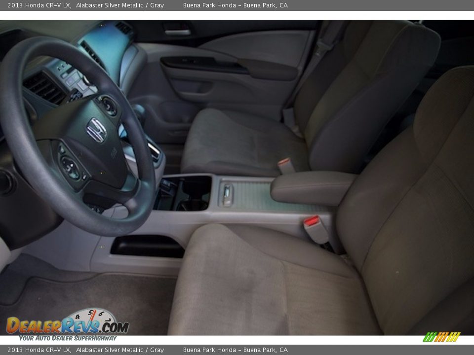 2013 Honda CR-V LX Alabaster Silver Metallic / Gray Photo #3