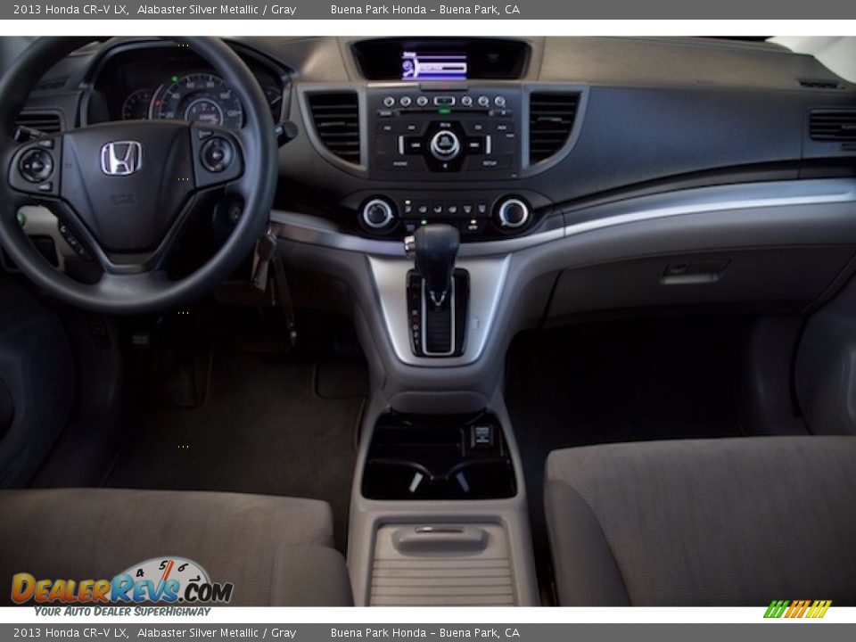 2013 Honda CR-V LX Alabaster Silver Metallic / Gray Photo #5