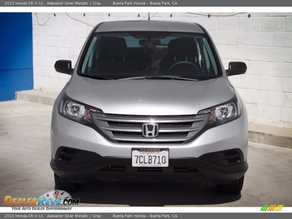 2013 Honda CR-V LX Alabaster Silver Metallic / Gray Photo #7