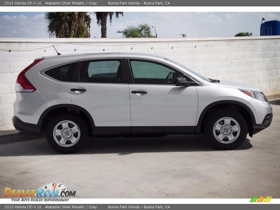 2013 Honda CR-V LX Alabaster Silver Metallic / Gray Photo #8