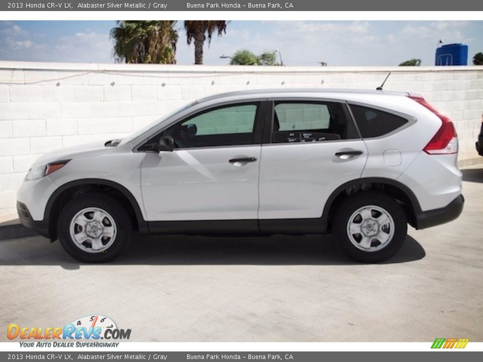 2013 Honda CR-V LX Alabaster Silver Metallic / Gray Photo #10