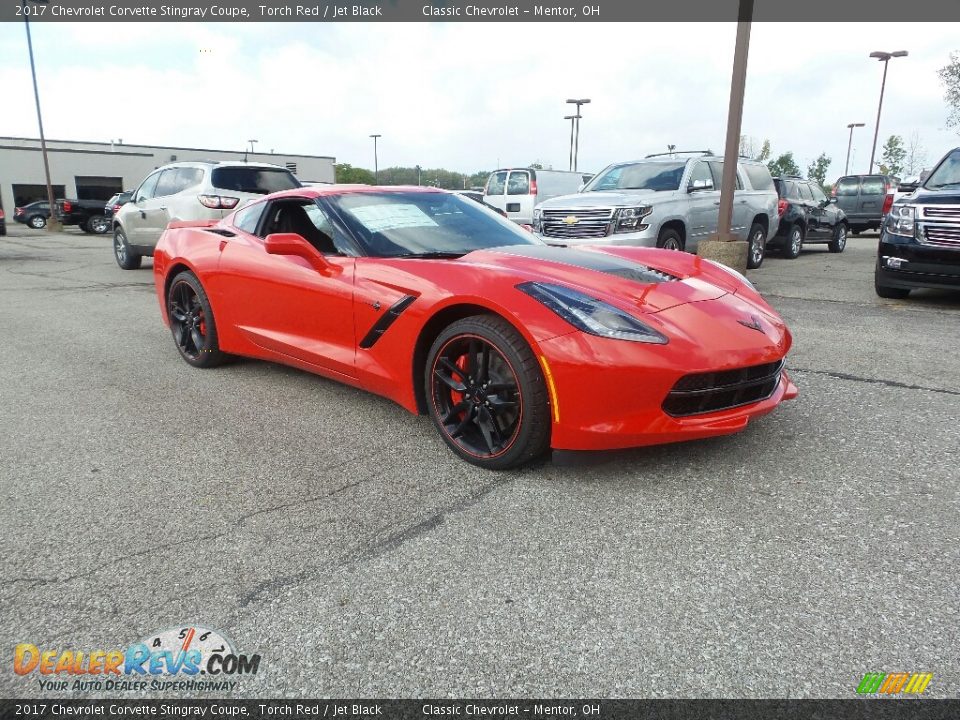 2017 Chevrolet Corvette Stingray Coupe Torch Red / Jet Black Photo #3