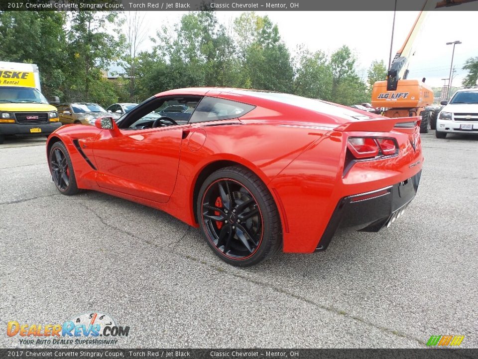 2017 Chevrolet Corvette Stingray Coupe Torch Red / Jet Black Photo #6