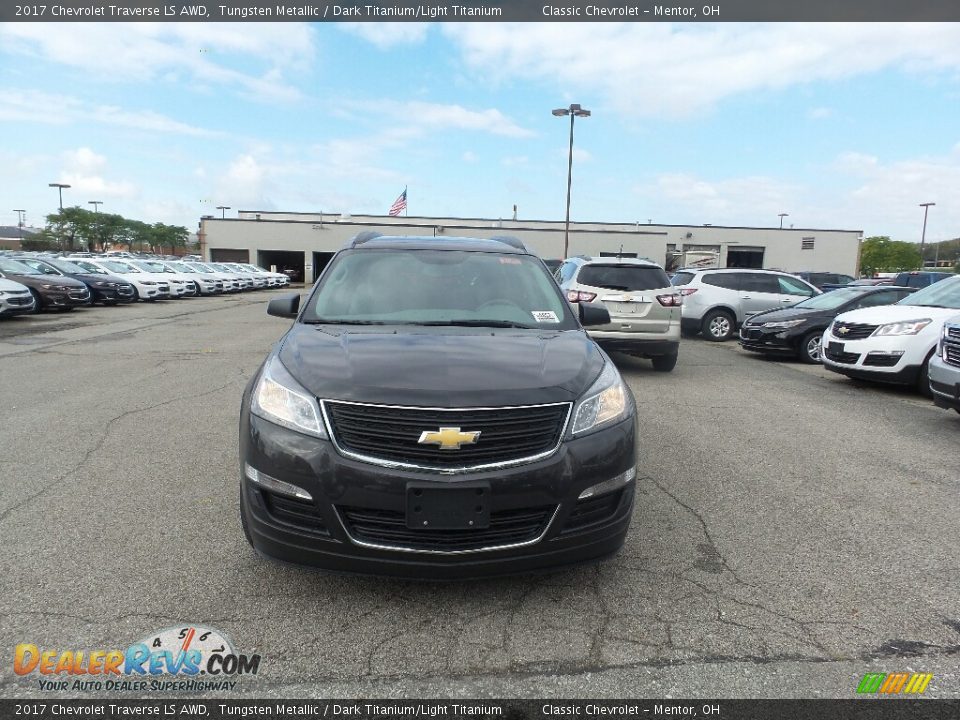 2017 Chevrolet Traverse LS AWD Tungsten Metallic / Dark Titanium/Light Titanium Photo #2