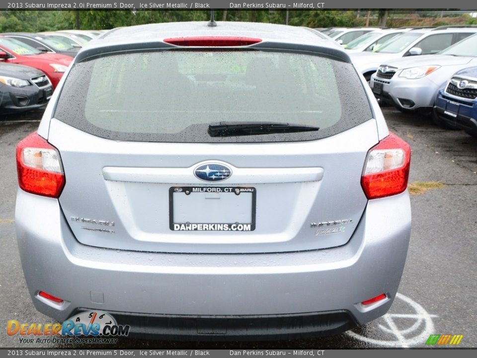 2013 Subaru Impreza 2.0i Premium 5 Door Ice Silver Metallic / Black Photo #7