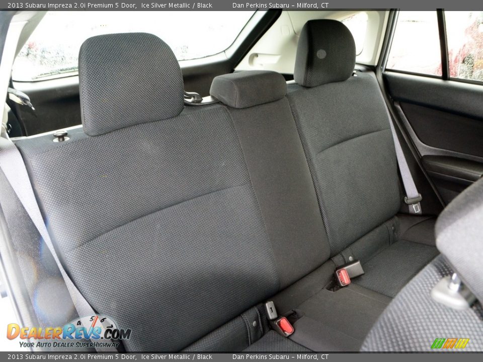 2013 Subaru Impreza 2.0i Premium 5 Door Ice Silver Metallic / Black Photo #16