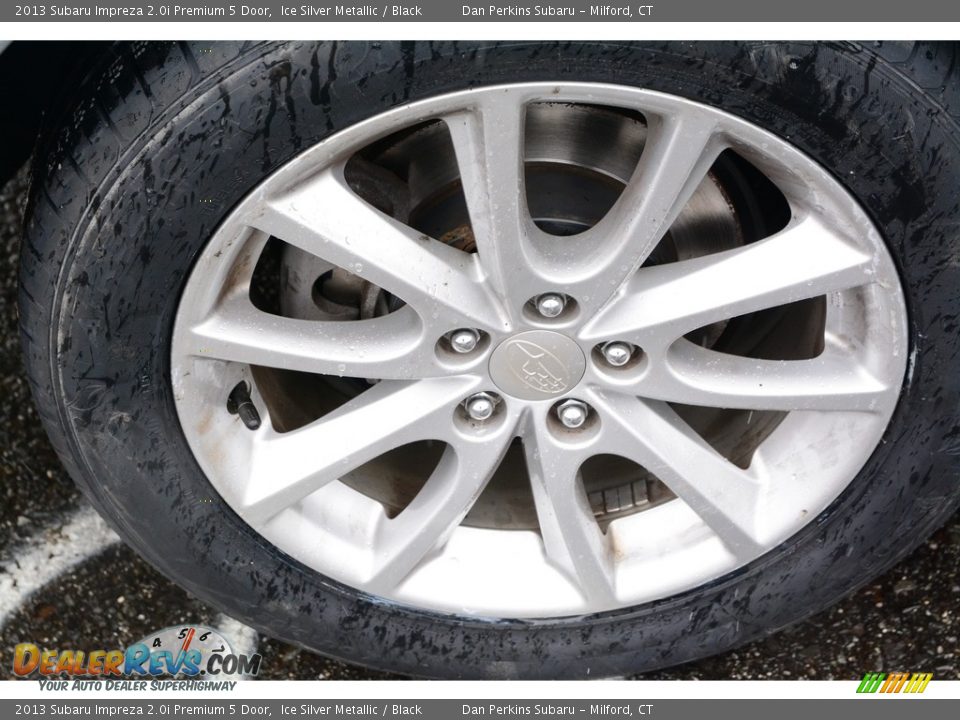 2013 Subaru Impreza 2.0i Premium 5 Door Ice Silver Metallic / Black Photo #22