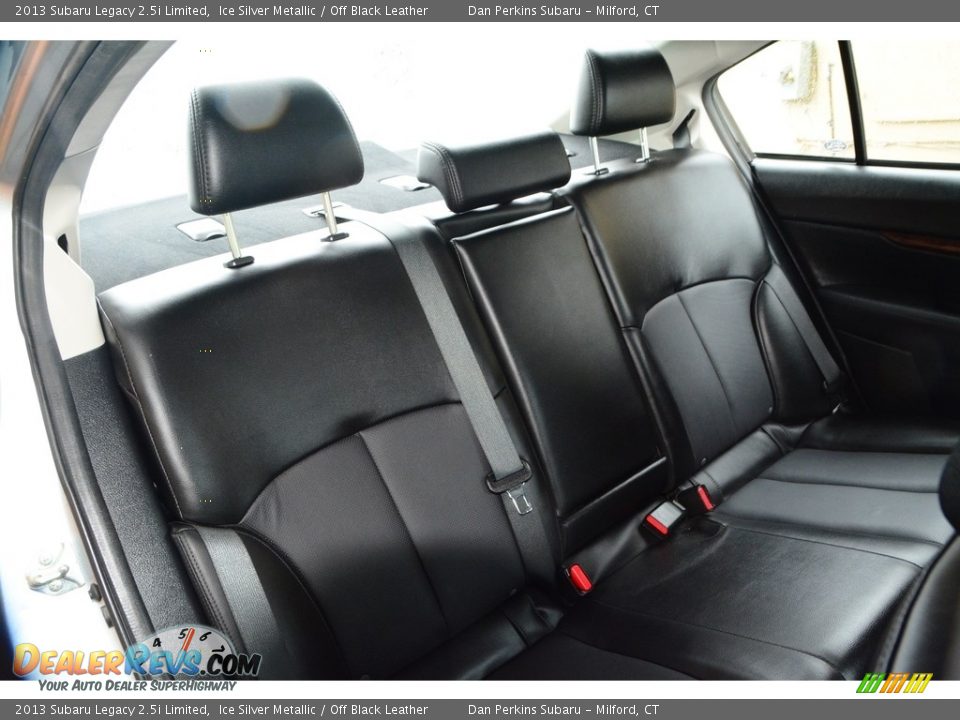 2013 Subaru Legacy 2.5i Limited Ice Silver Metallic / Off Black Leather Photo #12