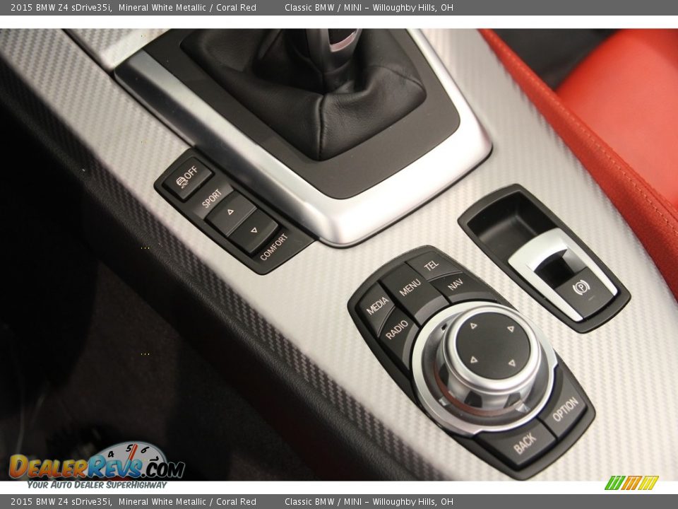 2015 BMW Z4 sDrive35i Mineral White Metallic / Coral Red Photo #20