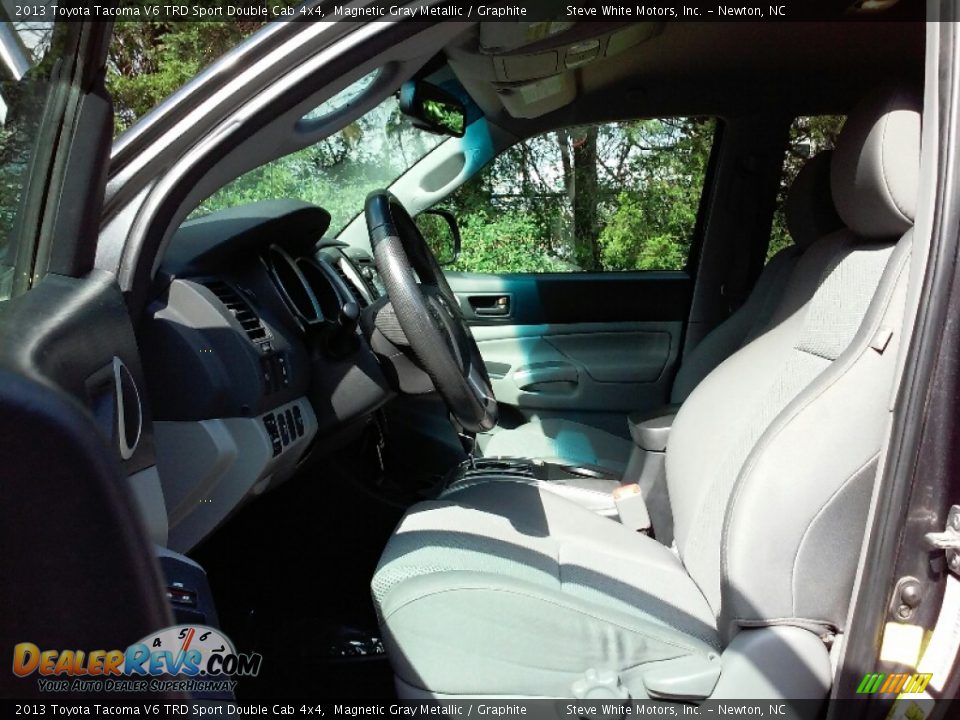 2013 Toyota Tacoma V6 TRD Sport Double Cab 4x4 Magnetic Gray Metallic / Graphite Photo #9