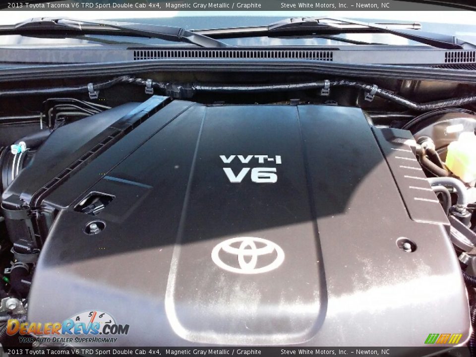 2013 Toyota Tacoma V6 TRD Sport Double Cab 4x4 Magnetic Gray Metallic / Graphite Photo #26