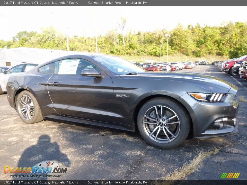 2017 Ford Mustang GT Coupe Magnetic / Ebony Photo #1