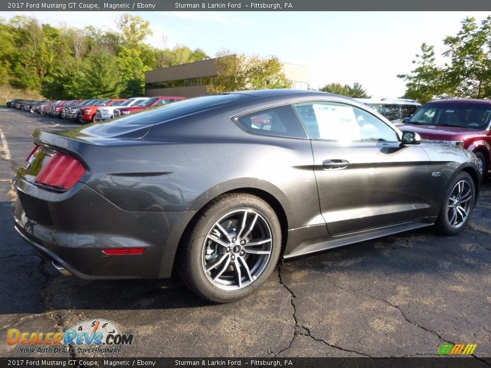2017 Ford Mustang GT Coupe Magnetic / Ebony Photo #2