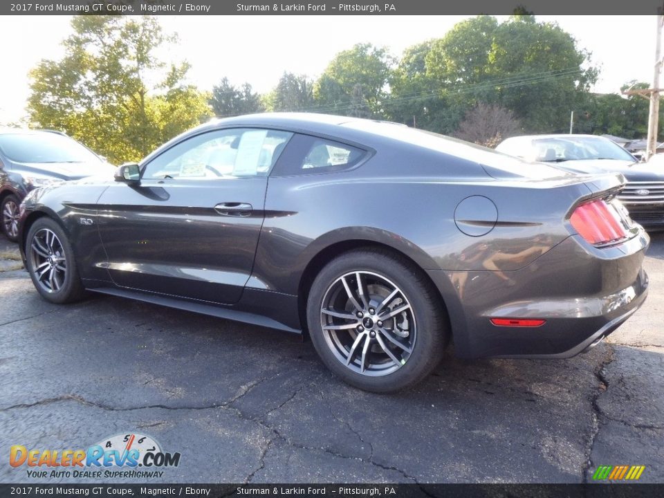 2017 Ford Mustang GT Coupe Magnetic / Ebony Photo #3