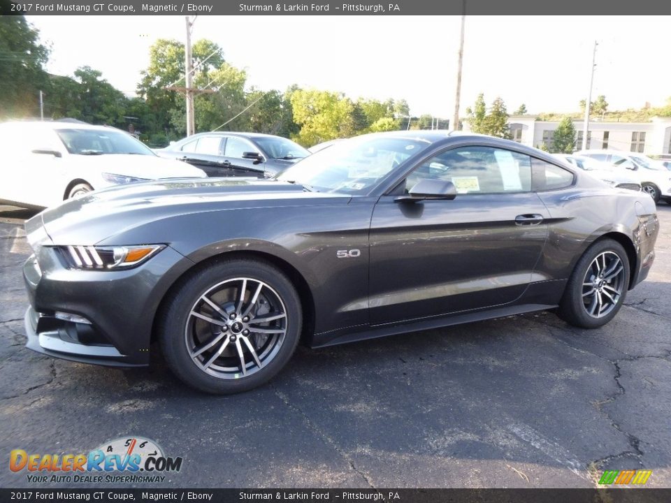 2017 Ford Mustang GT Coupe Magnetic / Ebony Photo #4