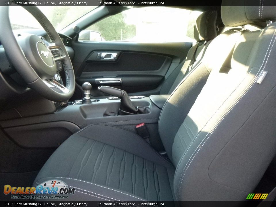 2017 Ford Mustang GT Coupe Magnetic / Ebony Photo #6