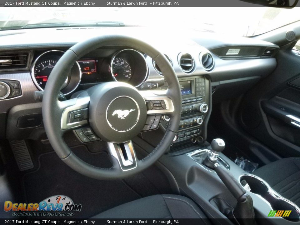 2017 Ford Mustang GT Coupe Magnetic / Ebony Photo #8