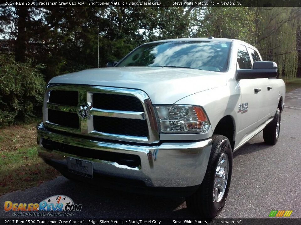 2017 Ram 2500 Tradesman Crew Cab 4x4 Bright Silver Metallic / Black/Diesel Gray Photo #2